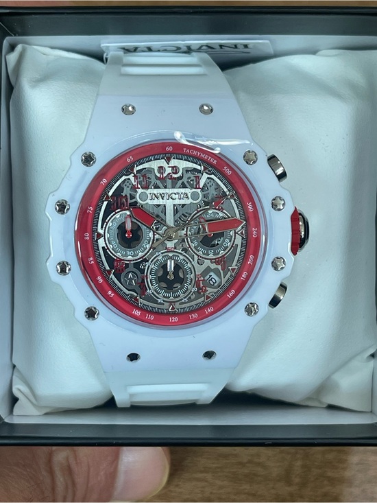 Invicta Other - Invicta Racing Vaulthan Men's Watch - 44mm, White & Red (69660) New